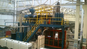 Planta fabricadora de totes IBC de Recoenvases en Toluca México